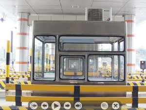 不锈钢收费岗亭