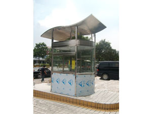 不锈钢收费岗亭