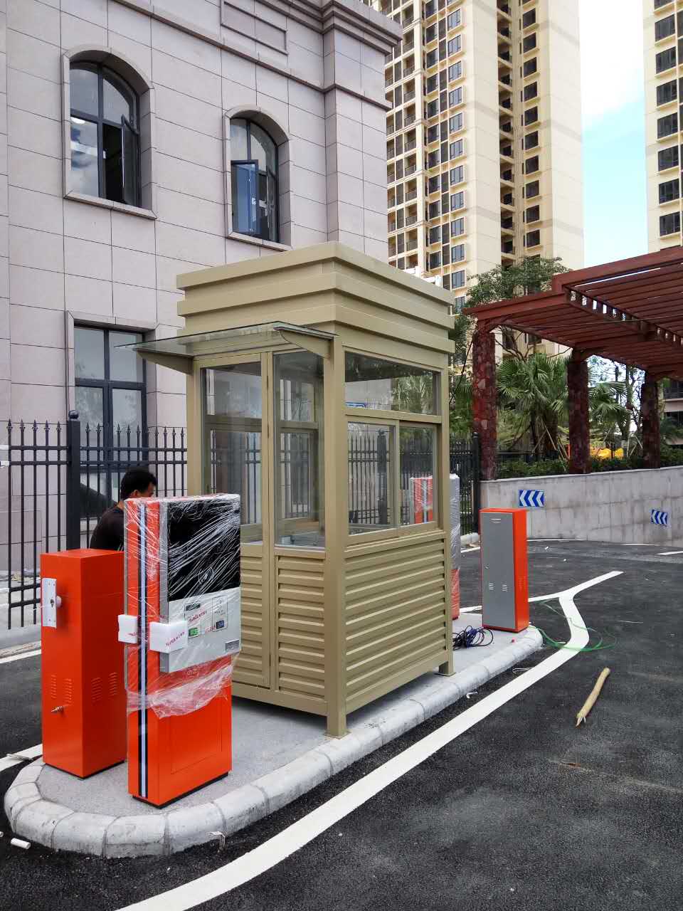 不锈钢保安岗亭