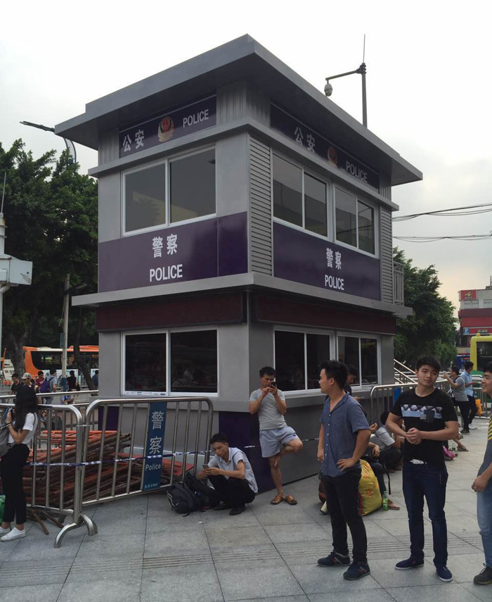 不锈钢保安岗亭