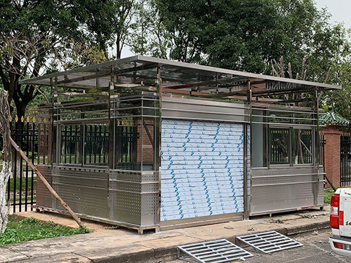 不锈钢收费岗亭